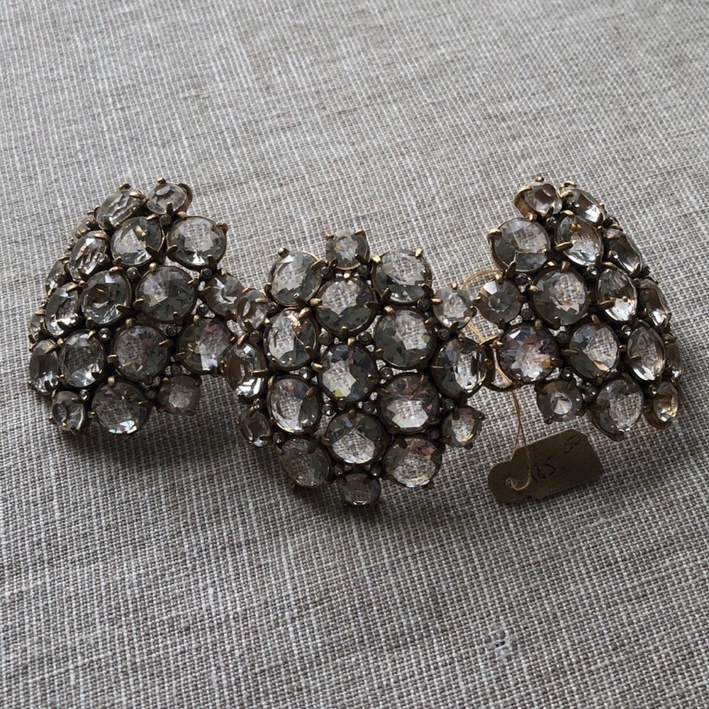 J. Crew Rhinestone cuff bracelet